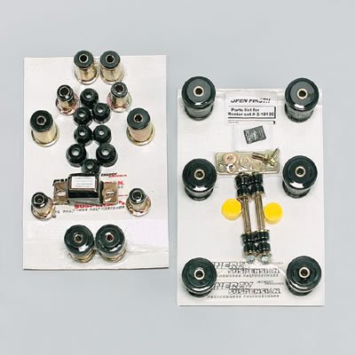 Energy Suspension 3.18120G HYPER-FLEX SYSTEM Complete Master Bushing Set 1980-1990 Chevrolet Caprice Body Bushings Energy Suspension 3.18120G