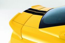 Roush 401808 Satin Silver Rear Spoiler Kit for Mustang Body Roush 401808