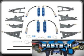 Fabtech FTS21025BK Black 7 Suspension Kit for Chevy C1500 Self-Leveling Units Fabtech FTS21025BK