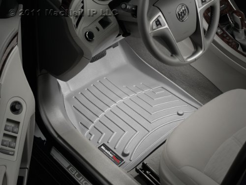 WeatherTech Custom Fit Front FloorLiner for Toyota Fortuner, Grey Automobilia WeatherTech 461001