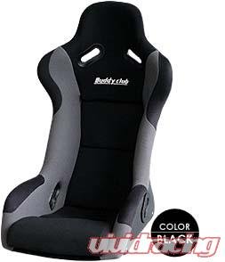 Buddy Club BC08-RSBKSR-B Racing Spec Black Regular Bucket Seat Body Buddy Club BC08RSBKSRB