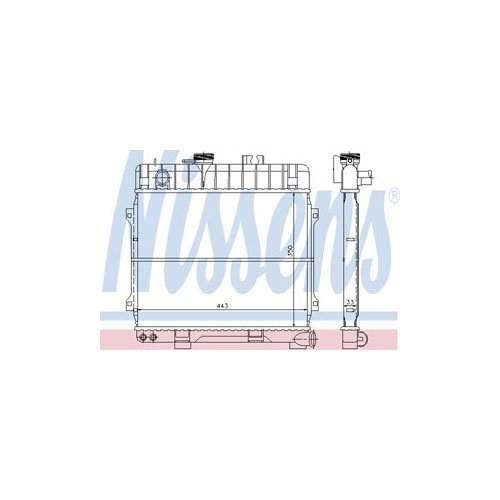 Radiators Nissens 60674