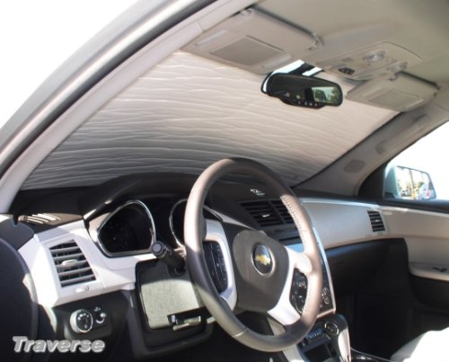 Sunshade for CHEVROLET TRAVERSE Without Windshield-Mounted Sensor 2009 2010 2011 2012 2013 2014 2015 2016 2017 Custom-fit Sunshade #067 Windshield Sunshades HeatShield 067