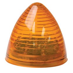 RoadPro RP1281AL Amber 2.5 Beehive Sealed LED Light with Plug-In Connection Marker Lights RoadPro RP1281AL