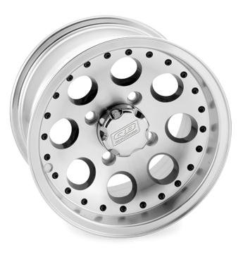 QuadBoss Utility Wheel - 12x7 - 4+3 Offset - 4/156 - Machined , Bolt Pattern: 4/156, Rim Offset: 4+3, Wheel Rim Size: 12x7, Color: Machined, Position: Front/Rear 12QB113BX Car Quadboss 12QB113BX