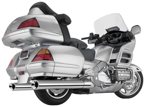 Cobra Touring Muffler Slip-Ons - Billet Tips , Color: Chrome 4224 Mufflers Cobra 4224