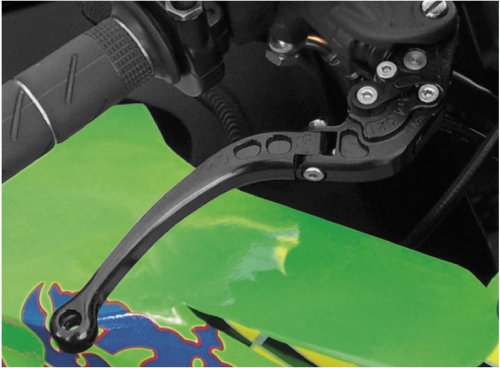 Powerstands Click-N-Roll Folding Clutch Lever - Black C-642-BK-FL Clutch Power Stands Racing C-642-BK-FL
