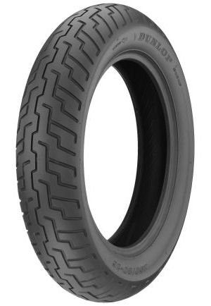 Dunlop D404 Tire - Front - 100/90-18 , Speed Rating: H, Tire Type: Street, Tire Construction: Bias, Position: Front, Rim Size: 18, Tire Size: 100/90-18, Load Rating: 56, Tire Application: Cruiser 32NK24 Cruiser Dunlop Tires 32NK24