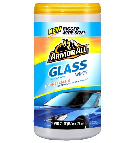Armor All 78435 Glass Wipe - 50 Sheets Glass Care Armor All 78435