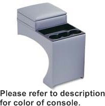 Classic Saddlebag Console - Gray Full Size Van Console - Fits most fullsize vans and big rigs. Center Consoles Saddlebags 10185