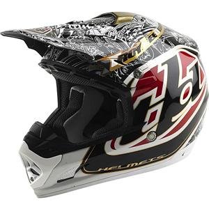 Troy Lee Designs SE2 History Helmet - Medium/White Helmets Troy Lee Designs 0019-0109