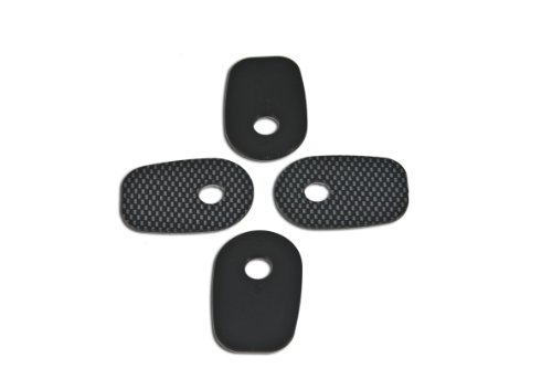 Adapters - Stalk Turn Signals - Set of 4 - Kawasaki ZX6R 98-04, ZX7R 96-03, ZX9R 98-03, ZX12R 00-05 & Yamaha R6 99-02, R1 98-01, FZ1 01-04 Turn Signal Assemblies & Lenses LuckyBike RU25416