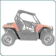 POLARIS RZR 800 RAZOR FRONT & REAR FENDER FLARES KIT GUARDS 08 09 10 11 12 13 Steering Wheels Polaris 2877314