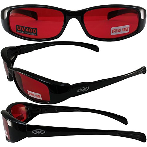 Sunglasses Global Vision Eyewear GV-NEWATT-SBK-RD