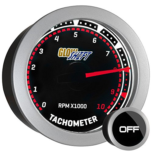 GlowShift Tinted 2 Tachometer Gauge Gauge Sets GlowShift GS-T10