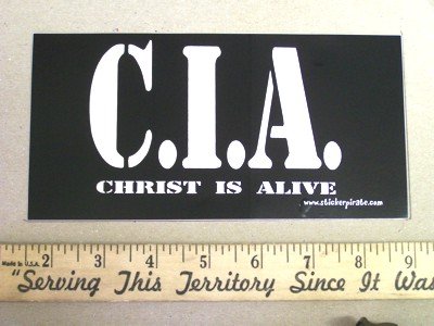 Christ Is Alive Christian Bumper Sticker Bumper Stickers Sticker Pirate SPC2