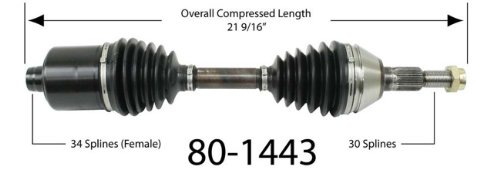 Half-Shaft Assemblies Empi 80-1443