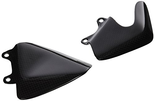 Bestem CBMV-F4-HGD Black Carbon Fiber Heel Guards for MV Agusta F4 Accessories Bestem CBMV-F4-HGD