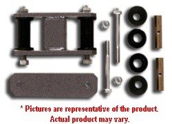 Warrior Products 2 Lift Greaseable Shackles (Pair) - Gray 1986-1995 Suzuki Samurai (2 Lift Front and Rear) # WAR17130 Shackles & Parts Warrior WAR17130