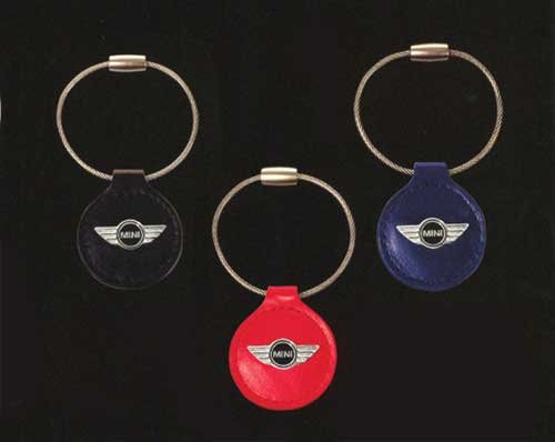 MINI Cooper Leather Key Fob Red Key Chains MINI Cooper 80232150271