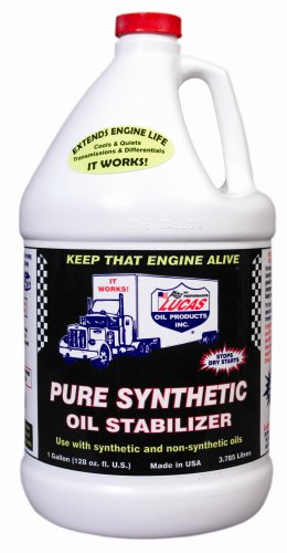 Lucas Oil 10131-PK4 Synthetic Oil Stabilizer - 1 Gallon (Pack of 4) Engine & Oil Lucas Oil 10131PK4