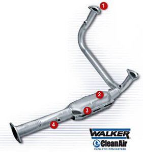 Catalytic Converter Walker 15841