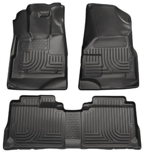 Husky Liners Custom Fit Front and Second Seat Floor Liner Set for Select Ford/Mazda/Mercury Models (Black) Custom Fit Husky Liners 98351