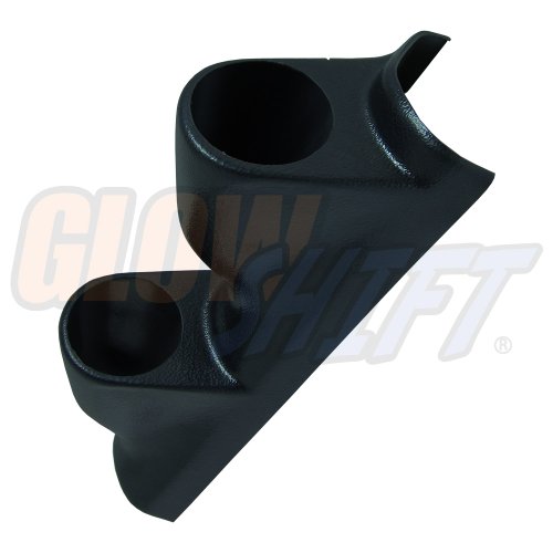 GlowShift Universal Right Hand Drive Dual Gauge A Pillar Pod Housing Pods GlowShift GS-URHDD