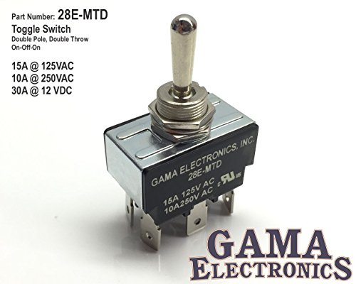 Toggle Switches GAMA Electronics 28E-MTD