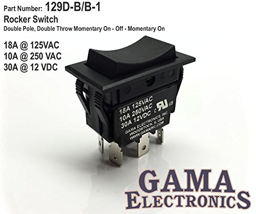 Toggle Switches GAMA Electronics 129D-B/B-1