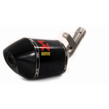 Akrapovic Hexagonal Slip-On Exhaust - Slip-On Shorty/Carbon Fiber Complete Systems Akrapovic 1811-1425