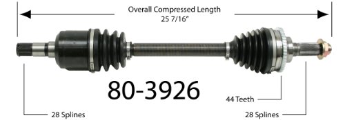 Half-Shaft Assemblies Empi 80-3926