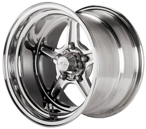 Billet Specialties Street Lite Polished - 15 x 10 Inch Wheel Car Billet Specialties RS035106165N