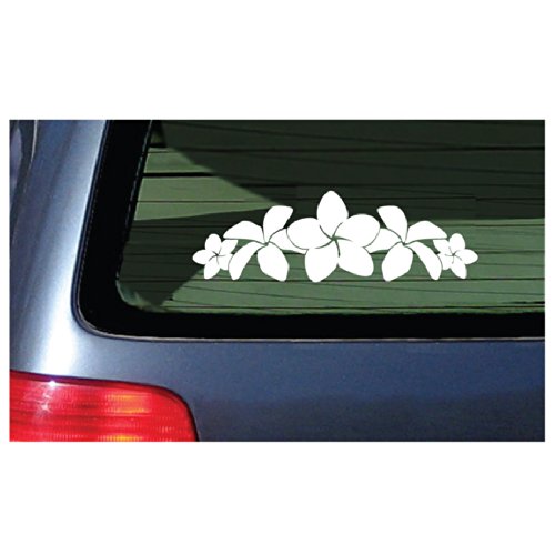 Bumper Stickers, Decals & Magnets Stickermatic plumeriabandwhite