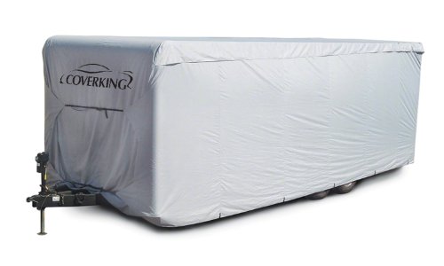 Coverking RVTT24P62 Deluxe Travel Trailer Cover 22 ft. to 24 ft.-(Presidium, Grey) RV & Trailer Covers Coverking RVTT24P62