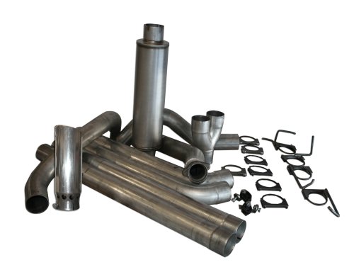 Bully Dog 82420 4 Dual Aluminized Steel Turbo Back Exhaust System Exhaust & Emissions Bully Dog 82420