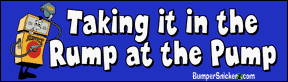 Taking it in the rump at the pump - funny stickers (Small 5 x 1.4 in.) Decals BumperSnickerz CAR10045_S.pdf