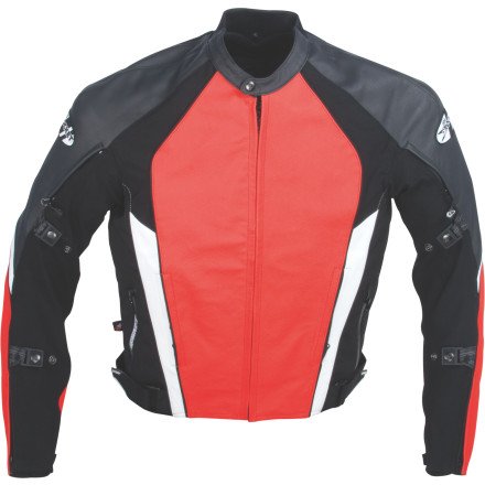 Joe Rocket Pro Street Jacket Red/Black 46 Jackets & Vests Joe Rocket 9051-0146