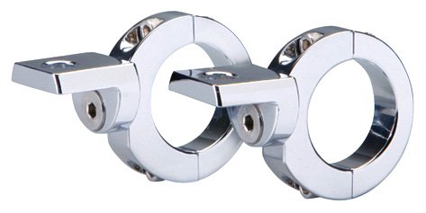 PIAA 74115 Chrome 1.25 L-Bracket Bar Clamp Bar Clamps Piaa 74115
