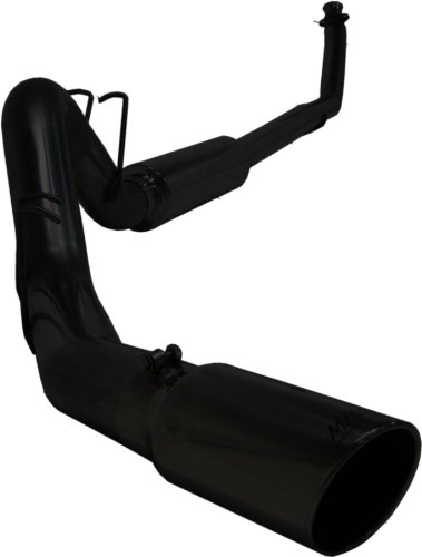 MBRP S6100BLK Black Coated Turbo Back Single Side Exit Exhaust System Exhaust & Emissions Mbrp S6100BLK
