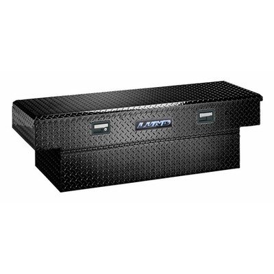 Lund/Tradesman 79460CC 60-Inch Aluminum Crew Cab Flush Mount Truck Tool Box, Diamond Plated, Black Tool Boxes Tradesman TAWB60CCBK