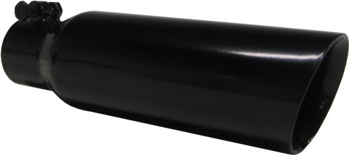 MBRP T5106BLK 12 Black Finish Dual Wall Angled Exhaust Tip Pipes Mbrp T5106BLK