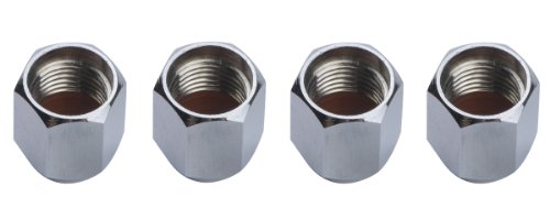 Accutire MS-5316 Standard Chrome Valve Stem Cap - (Set of 4) Valve Stems & Caps Measurement Limited MS-5316