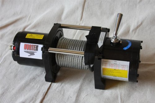 NEW VORTEX 5000 LB Pound Recovery Winch Bonus Package JEEP, TRUCK, TRAILER Winches Vortex 5000RECWB