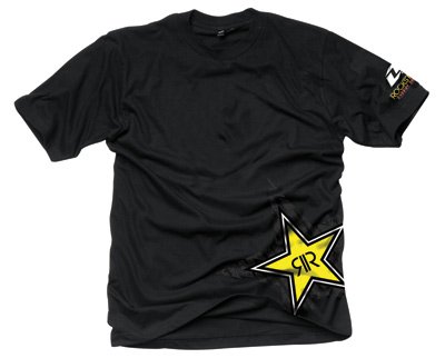 One Industries Rockstar Thunder Star T-Shirt - Medium/Black Protective Gear One Industries TE-TSBK-M