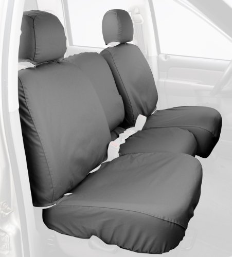 Covercraft Custom-Fit Front Bench SeatSaver Seat Covers - Polycotton Fabric, Grey Accessories Covercraft SS3378PCGY