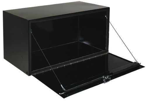 JOBOX 1-002002 36 Long Black Steel Underbed Truck Box - 14 x 12 Truck Bed Toolboxes Jobox 1-002002