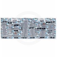 DRAG SPECIALTIES Complete Motor Chrome Socket-Head Bolt Set Knurled Mk244 MK244 Cylinder Heads Drag Specialties DS-190874