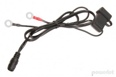 Powerlet Coax Battery Lead (Standard Duty 15 Amp 26) Electrical Powerlet PKT-064