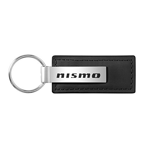 Nissan Nismo Black Leather Key Chain Key Chains Au-Tomotive Gold, INC. AG-KC1540-NSM